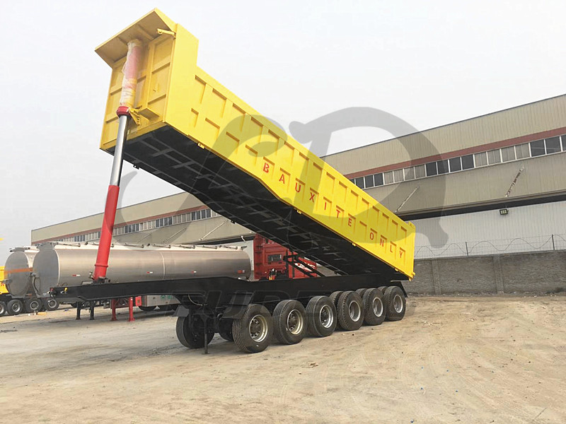 6 Axles 45 Cubic Meters Tipper Trailer