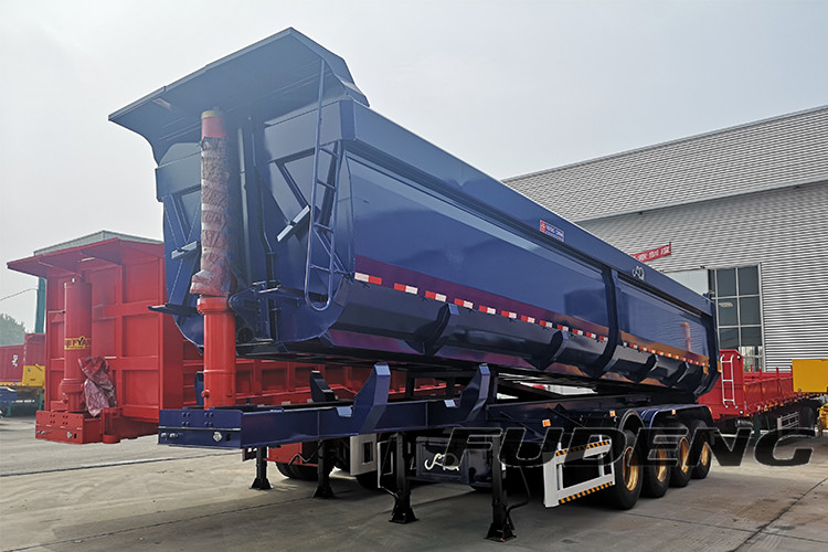 4 Axles U Shape Tipper Semi Trailer