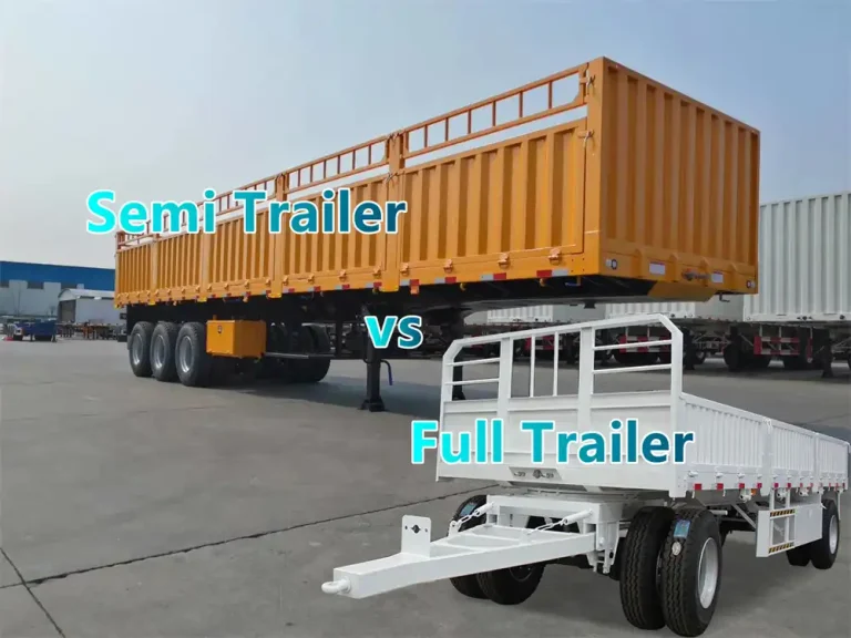 Semi Trailer vs Full Trailer – What Are Their Advantages?
