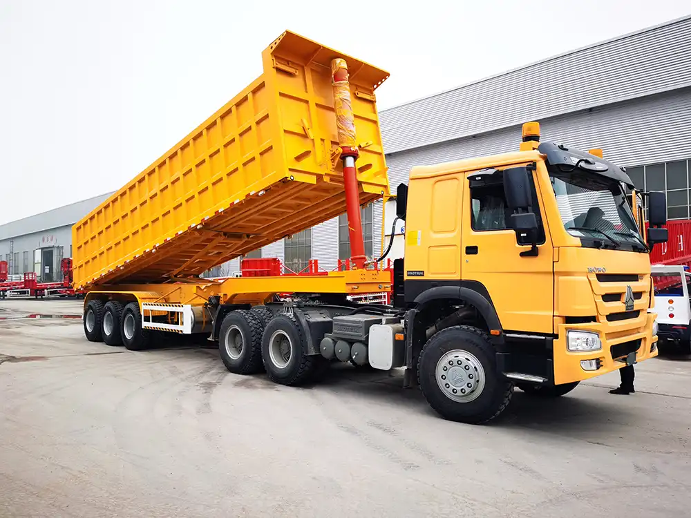 End Dump Semi Trailer