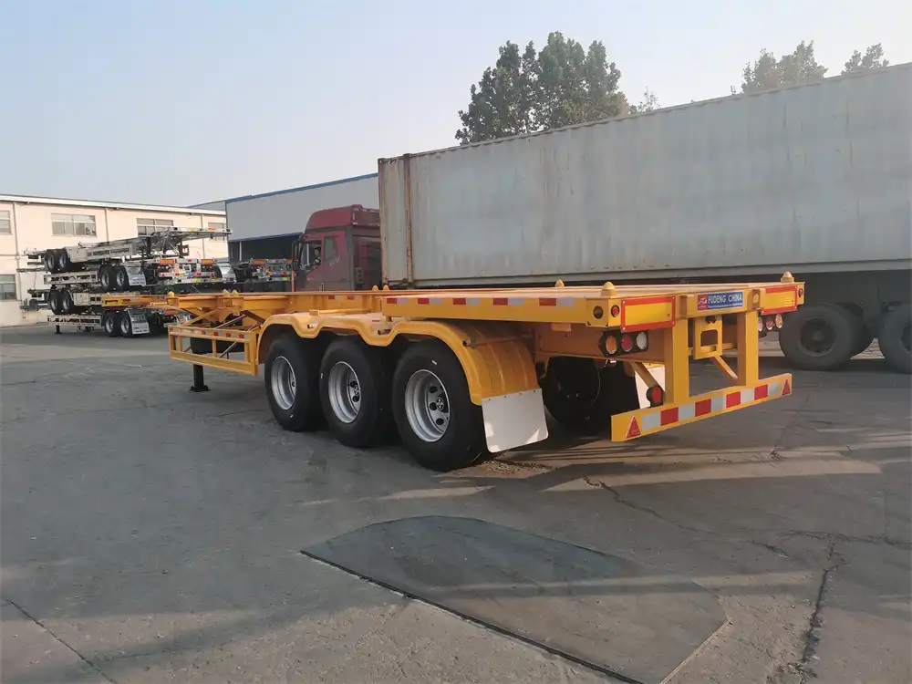 Skeletal Container Trailer