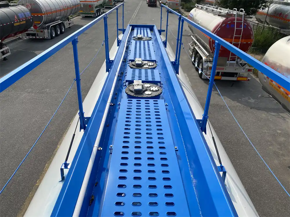 3 axle 40000l carbon steel tanks fuel tanker trailer(3)