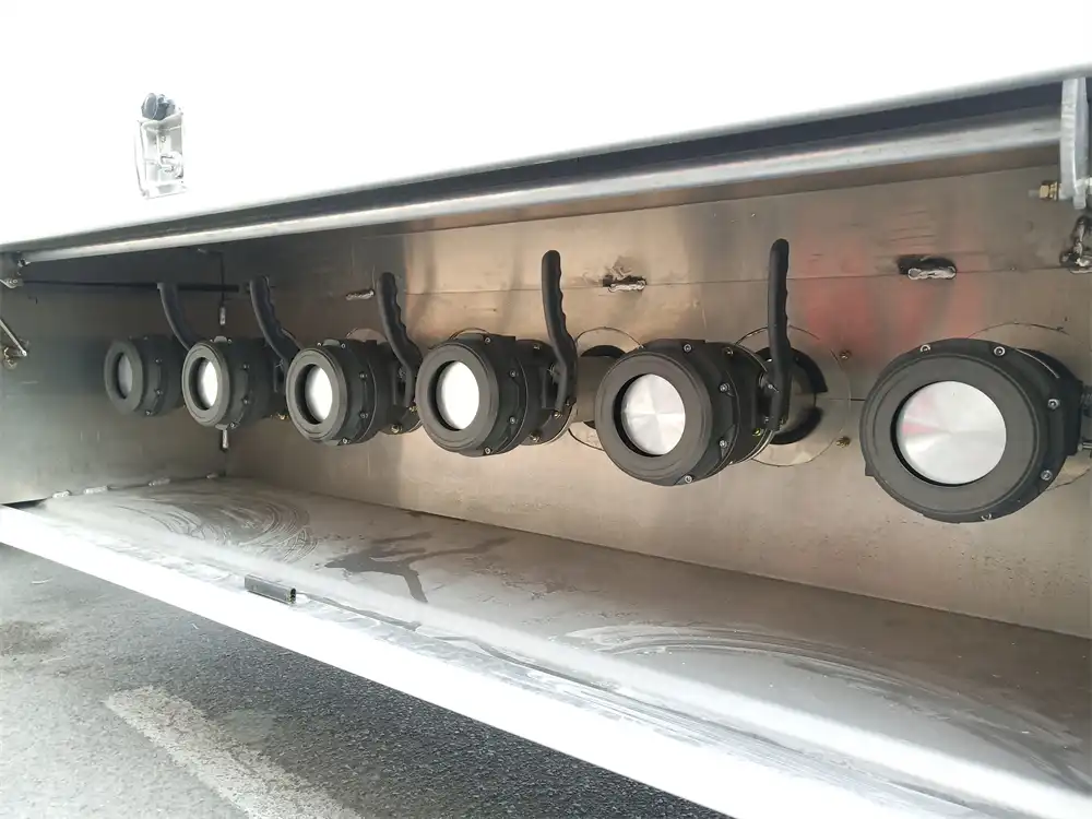 42cbm Aluminium oil tanker trailer For sale (7)