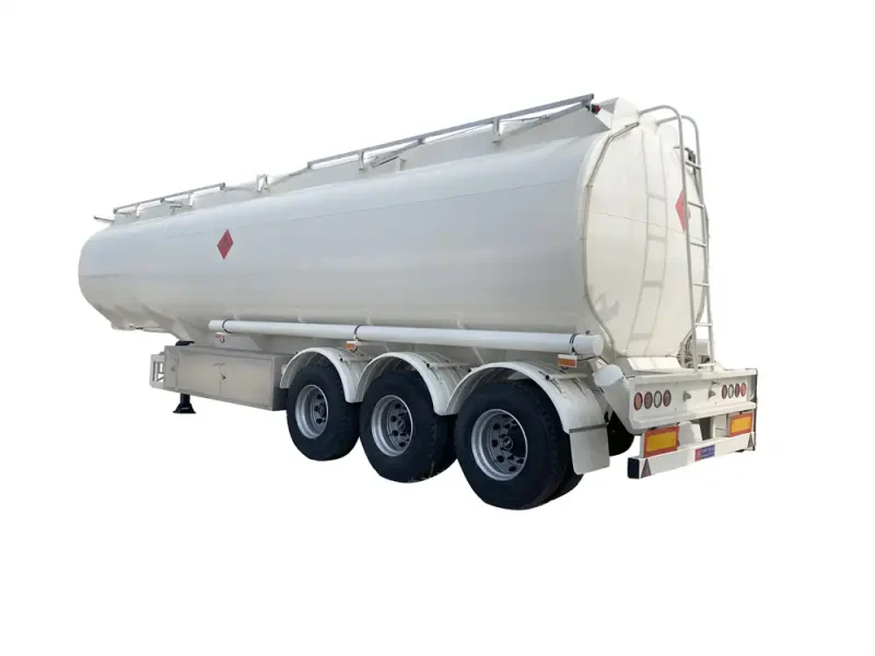 42cbm Aluminium oil tanker trailer For sale