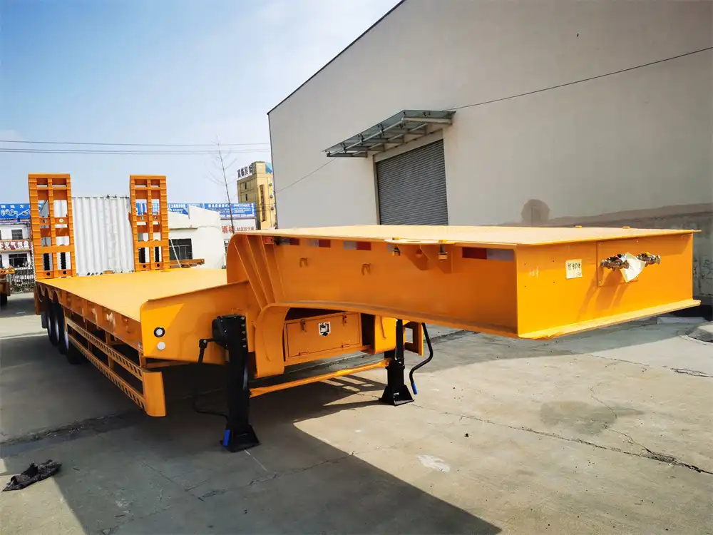 fudeng brand lowbed semi-trailer (4)