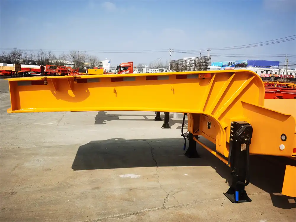 fudeng brand lowbed semi-trailer (6)