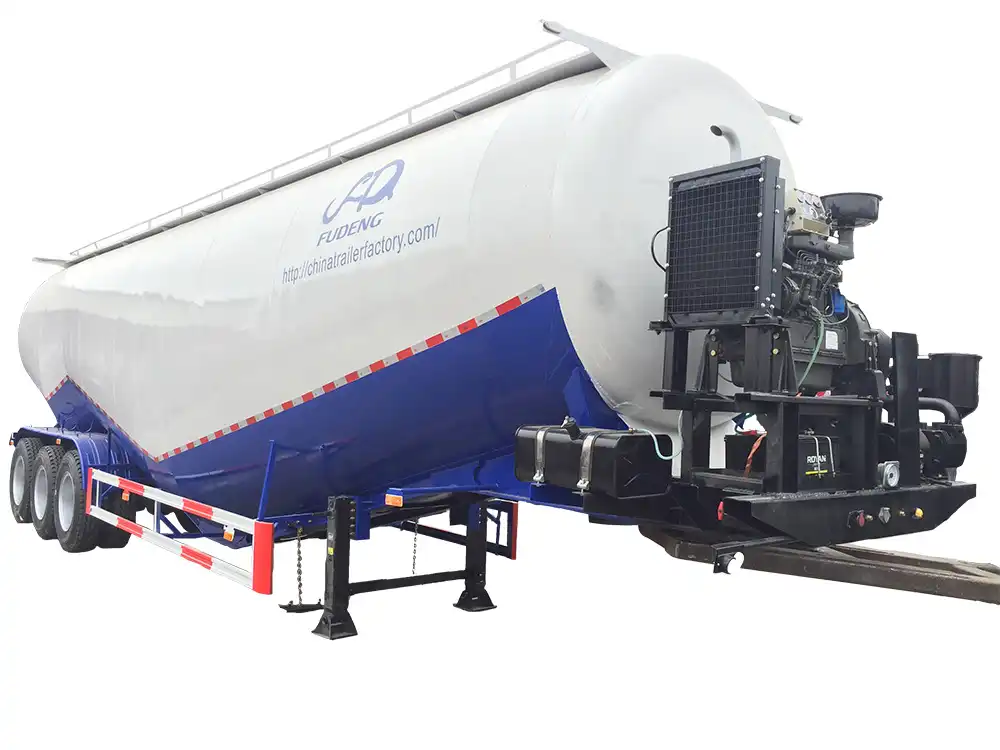 Bulk cement tank trailer