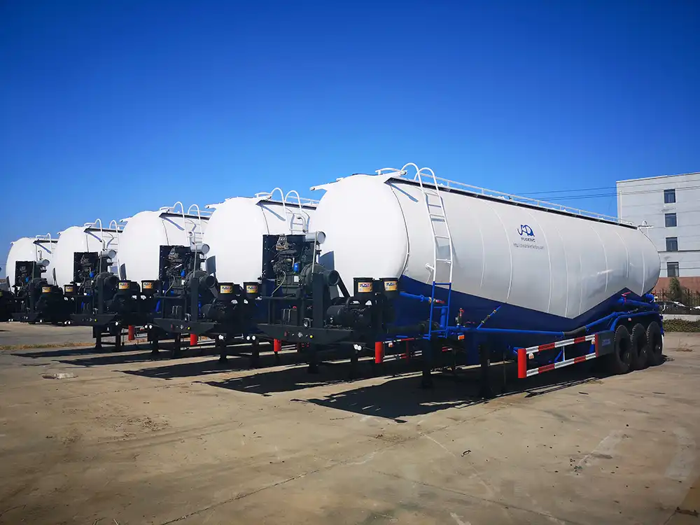 Bulk cement tank trailer