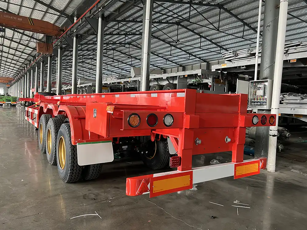 Skeleton chassis trailer