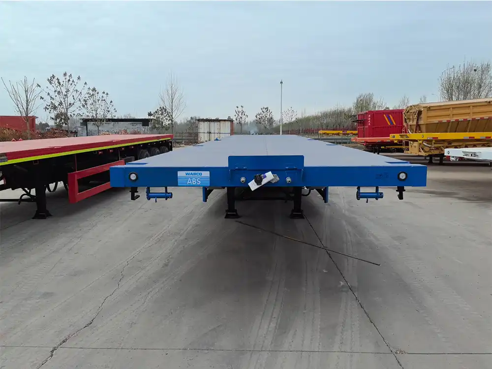 3 axles 40 FT Flatbed Trailer4