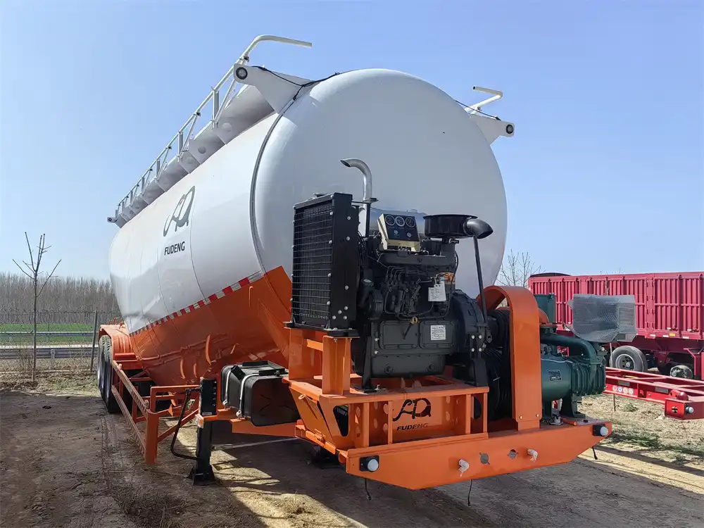 3 Axles Cement Tanker Trailer1