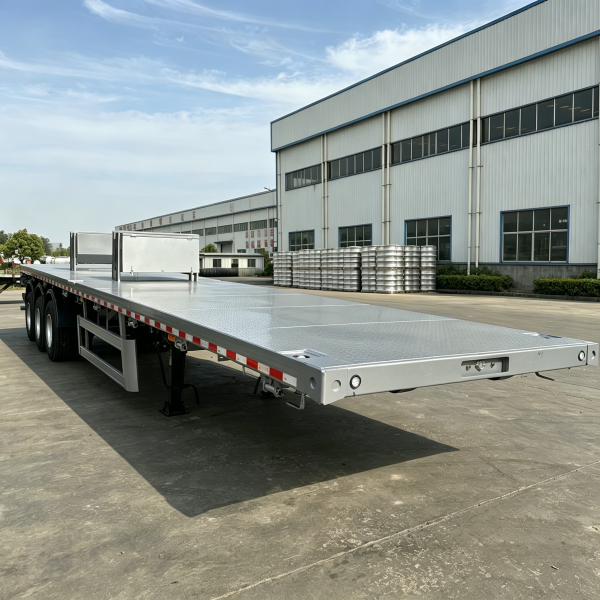 3 Axles Flatbed Semi-Trailer For Sale - 图片 7
