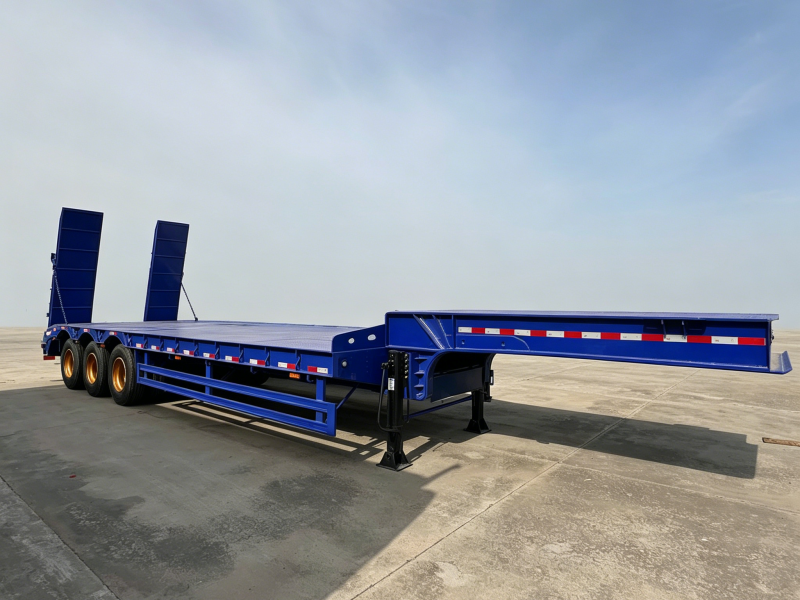 Alternative view of 3 Axles Lowbed Semi-Trailer (Lowboy) For Sale