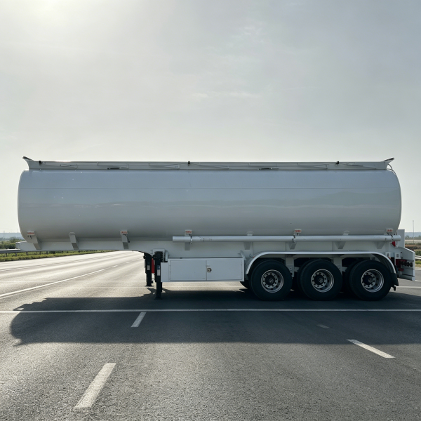 3-Axis Aluminum Alloy Oil Tank Semi-Trailer For Sale - 图片 5