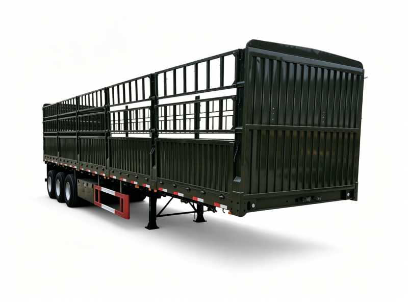 Alternative view of 13m High Guardrail Cage Semi-Trailer For Sale