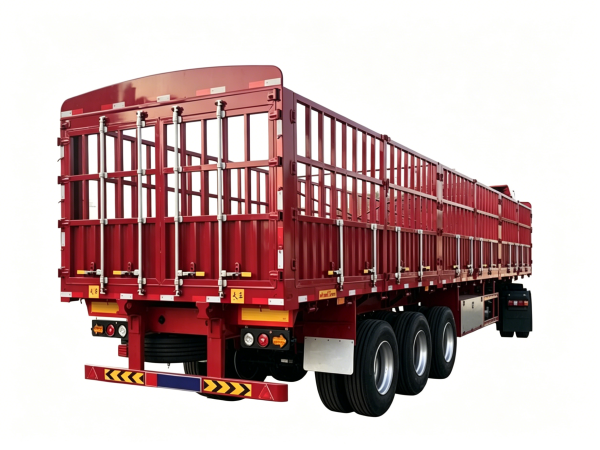13m High Guardrail Cage Semi-Trailer For Sale - 图片 4