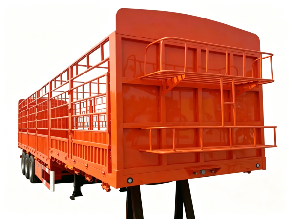 13m High Guardrail Cage Semi-Trailer For Sale - 图片 6