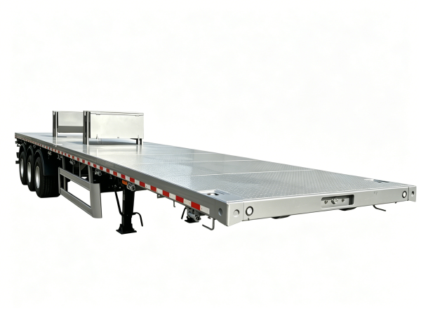 3 Axles Flatbed Semi-Trailer For Sale