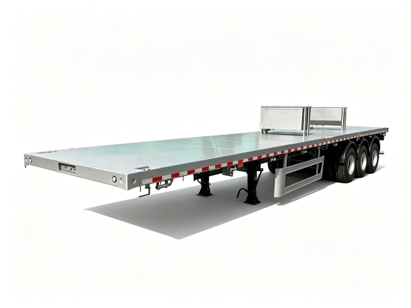 3 Axles Flatbed Semi-Trailer For Sale - 图片 4