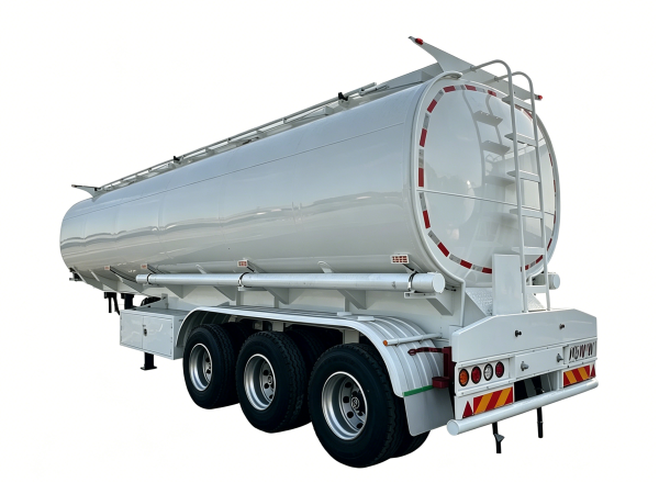 3-Axis Aluminum Alloy Oil Tank Semi-Trailer For Sale