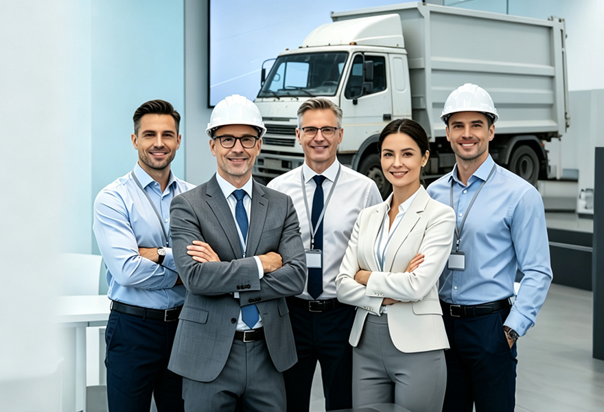 Professional engineer team