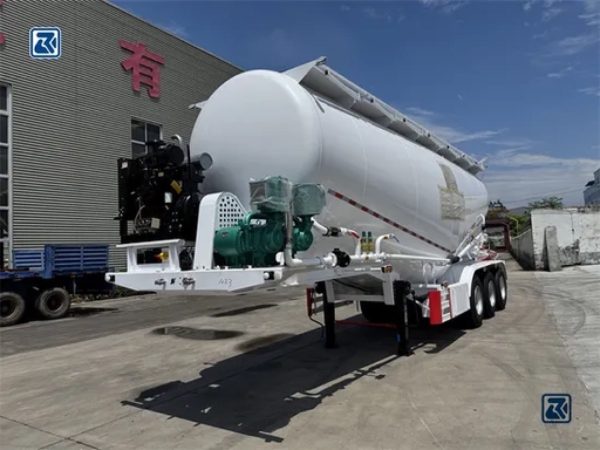 3 Axles 40CBM Powder Bulk Cement Semi-Trailer