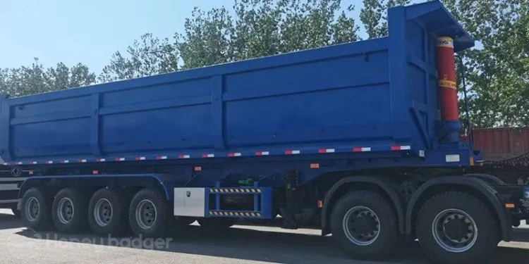 4 Axle End Tipper Semi Trailer