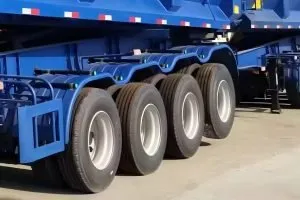 4 Axle End Tipper Semi Trailer Detail