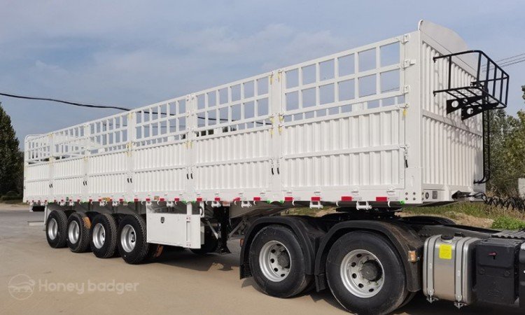 4 Axle Fence Cargo Semi Trailer