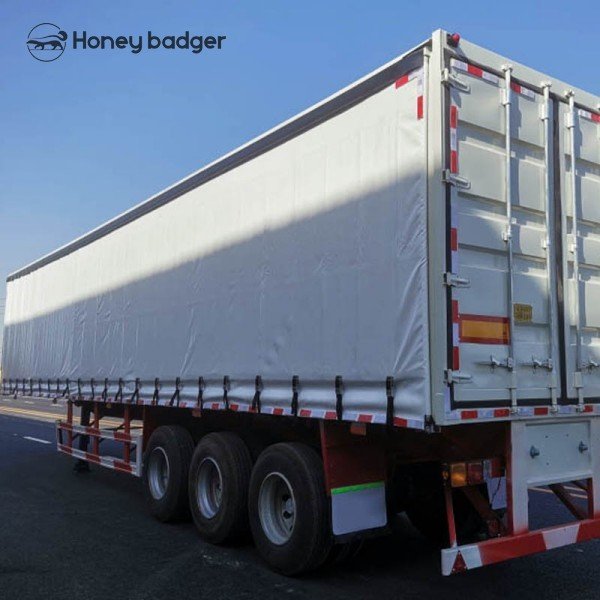 3 Axle 45ft Curtain Trailer