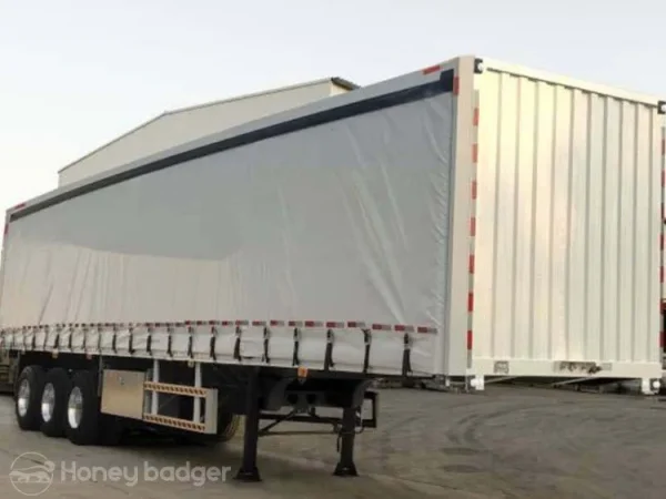 3 Axle 45ft Curtain Trailer - 图片 3