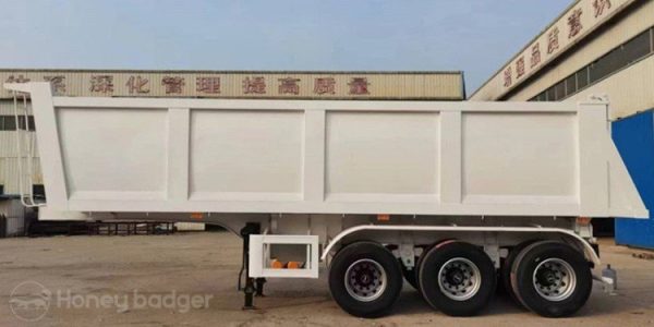 3 Axle End Dump Semi Trailer For Sale - 图片 9