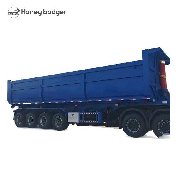 4 Axle End Tipper Semi Trailer For Sale