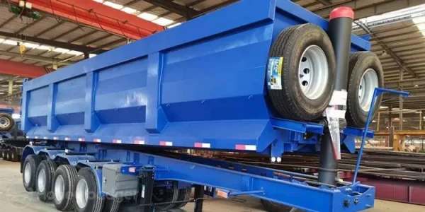 4 Axle End Tipper Semi Trailer For Sale - 图片 4