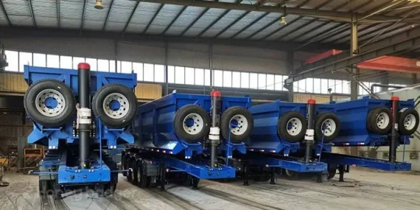 4 Axle End Tipper Semi Trailer For Sale - 图片 9