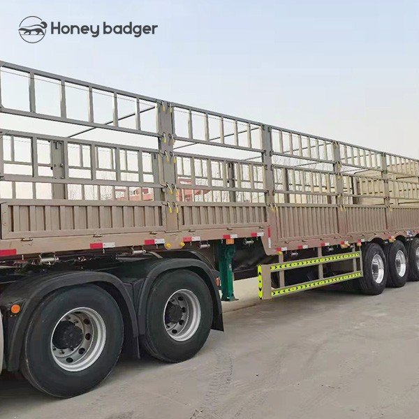 3 Axles 40ton Fence Semi Trailer for Sale