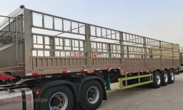 3 Axles 40ton Fence Semi Trailer for Sale - 图片 3