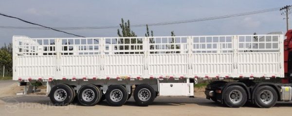 4 Axle Fence Cargo Semi Trailer for Sale - 图片 5