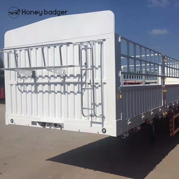 Animal/Vegetable/Log Transporting Fence Semi Trailer for Sale