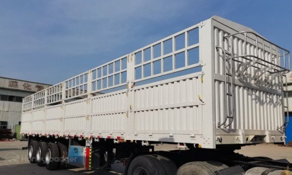 Tri Axles Fence Cargo Trailer for Sale - 图片 3