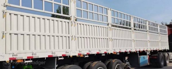 Tri Axles Fence Cargo Trailer for Sale - 图片 4