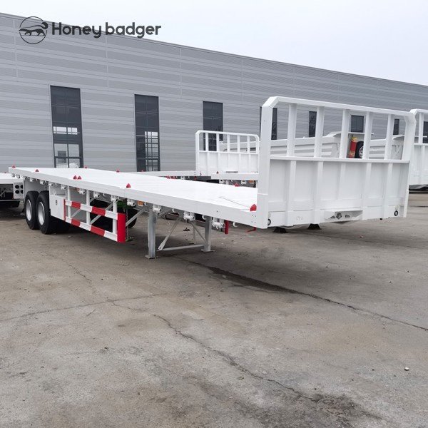 2 Axle 40Ft Flatbed Semi Trailer