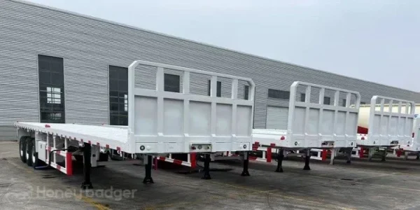2 Axle 40Ft Flatbed Semi Trailer - 图片 3