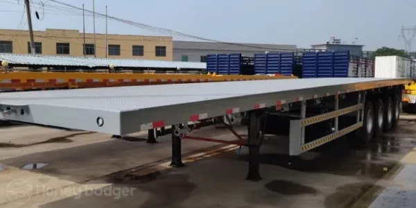 2 Axle 40Ft Flatbed Semi Trailer - 图片 8