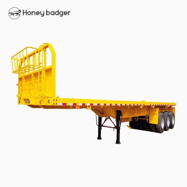 3 Axle 40 Ton Flatbed Semi Trailer