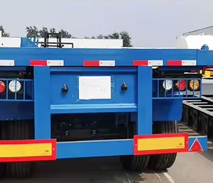 4 Axle 70 Tons Flatbed Semi Trailer - 图片 7