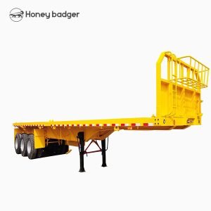 4 Axle 70 Tons Flatbed Semi Trailer - 图片 8