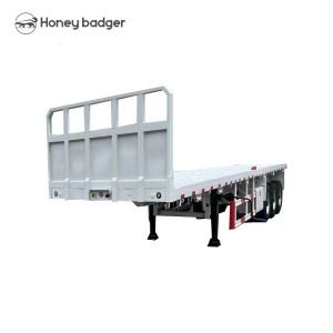 Tri Axle Flatbed Semi Trailer - 图片 7