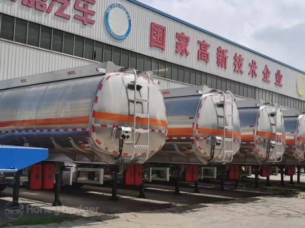 35000-60000 Liters Fuel Tanker Semi Trailer For Sale - 图片 3