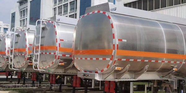 35000-60000 Liters Fuel Tanker Semi Trailer For Sale - 图片 5
